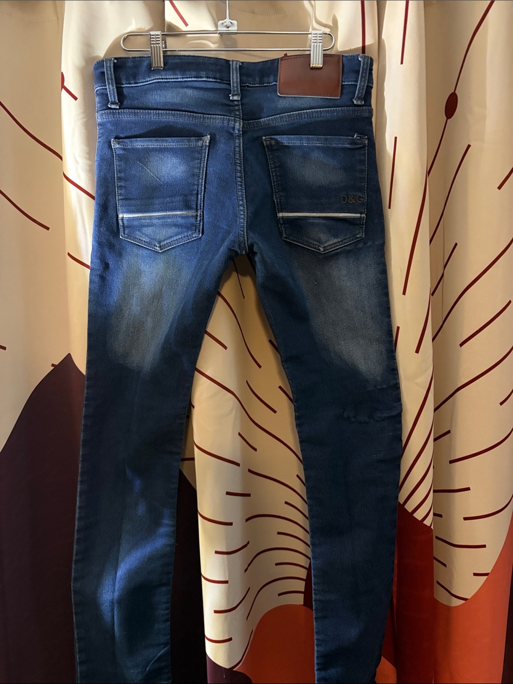 Vintage D&G Dolce & Gabbana Jeans Size 30 Y2K Whiskered Denim - Picture 3 of 9
